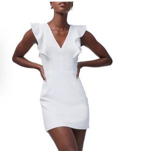 French Connection Whisper Ruffle Minidress